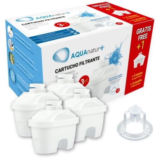 AQUAnatur+ Wasserfilter kompatibel mit den meisten Filterkrügen, 30 Tage / 150 Liter Lebensdauer
