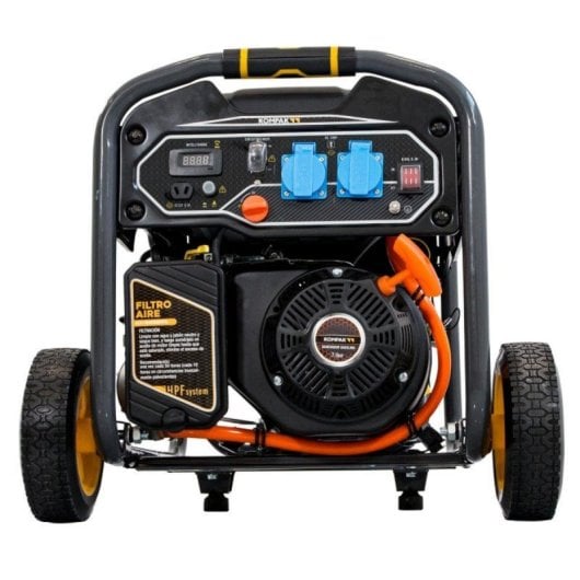 Generador eléctrico monofásico KOMPAK dual fuel 3,3KW gasolina/3KW LPG alternador cobre 2 schuko 16A