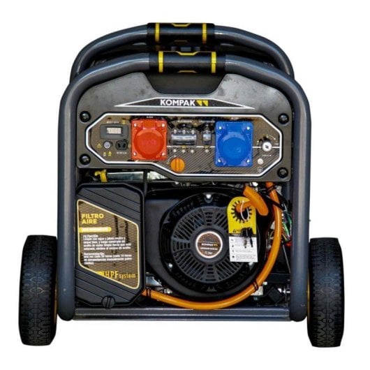Generador Dual Fuel Full Power KOMPAK, Monofásico/Trifásico, Gasolina y LPG