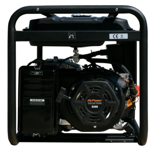 ITCPower Gerador Elétrico 12V Arranque Elétrico Depósito XL Chassis 32mm LED Painel Pro 8KW