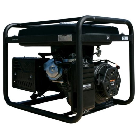 ITCPower Gerador Elétrico 12V Arranque Elétrico Depósito XL Chassis 32mm LED Painel Pro 8KW