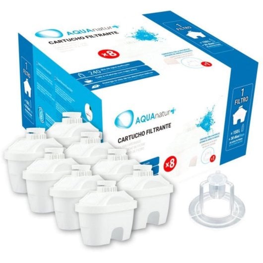 Filtre d'eau AQUAnatur+ TM Electron Compatible avec Jarras Filtrantes