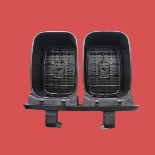 Freidora de aire TM Electron TMPFR200 dual 8L 1700W con pantalla digital y dos cestas independientes