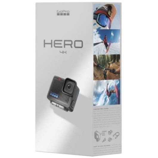 Cámara Deportiva GoPro HERO 12 MP 2x Zoom Digital Sensor CMOS 4K Ultra HD WiFi GPS Estabilizador