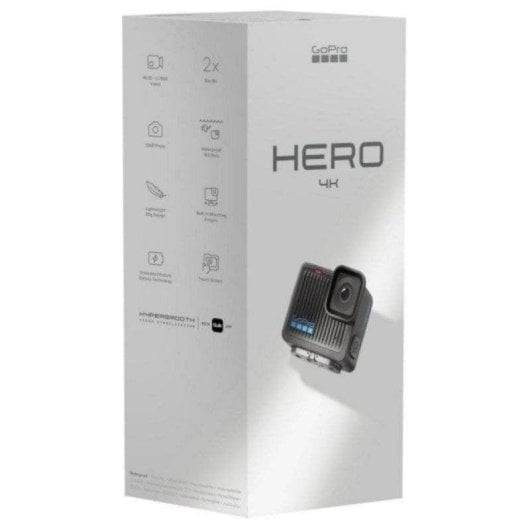 Cámara Deportiva GoPro HERO 12 MP 2x Zoom Digital Sensor CMOS 4K Ultra HD WiFi GPS Estabilizador