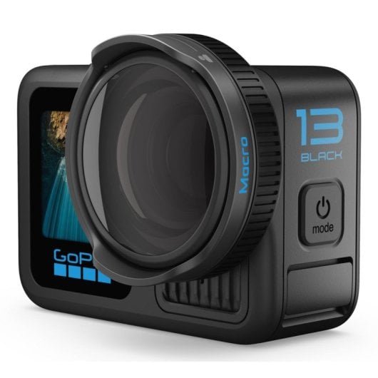 Lente GoPro Negra para HERO13 con Tapa de Objetivo, 20x100x100 mm, 12g