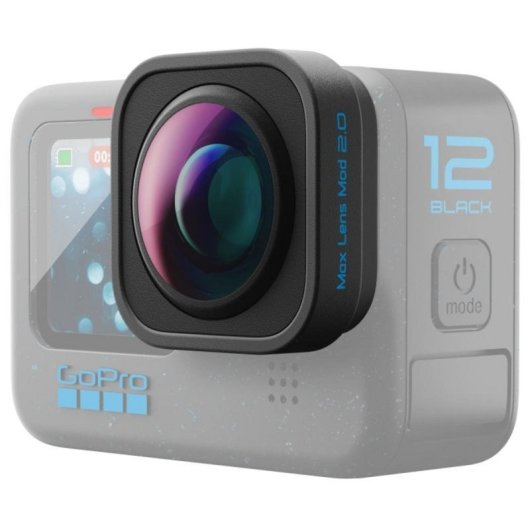 Lente Protector Negro Resistente a Rayones Compatible con GoPro HERO12 Black Universal 1 Pieza