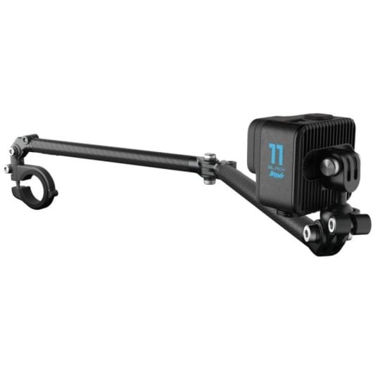 Pértiga de fibra de carbono GoPro AEXTM-011 para bicicleta, casco y moto, 360°, negra