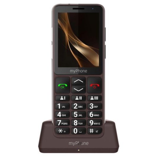 myPhone Bueno 4G 2,8" LTE Praline Collection Brown kompakte Mobiltelefonlösung