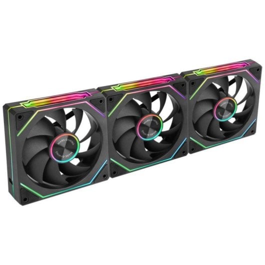 Ventilador suplementario Mars Gaming MF-LINKFINITYKIT2 120mm 1800RPM con ARGB, Linkfinity y conexión magnética