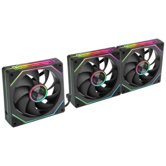 Ventilador suplementario Mars Gaming MF-LINKFINITYKIT2 120mm 1800RPM con ARGB, Linkfinity y conexión magnética