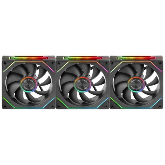 Ventilador suplementario Mars Gaming MF-LINKFINITYKIT2 120mm 1800RPM con ARGB, Linkfinity y conexión magnética