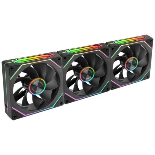 Ventilador suplementario Mars Gaming MF-LINKFINITYKIT2R 120mm 1800RPM Infinity Mirror ARGB PWM