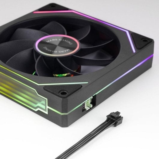 Ventilador suplementario Mars Gaming MF-LINKFINITYKIT2R 120mm 1800RPM Infinity Mirror ARGB PWM