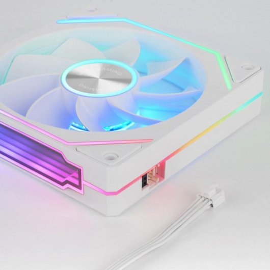 Mars Gaming MF-LINKFINITYKIT2R Pack 3x Ventoinhas Suplementares Reversed 120mm 1800RPM RGB com Conexão Magnética