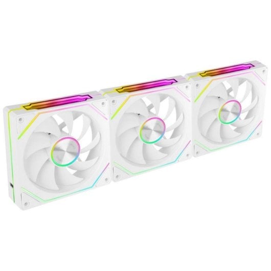 Ventilador suplementario Mars Gaming MF-LINKFINITYKIT2 120mm 1800RPM ARGB Infinity Mirror blanco