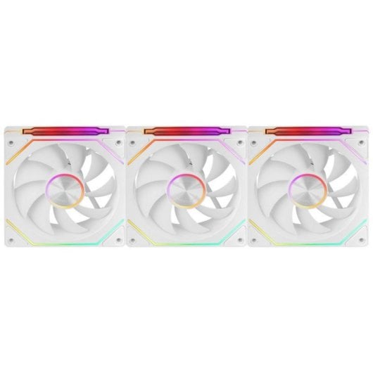 Ventilador suplementario Mars Gaming MF-LINKFINITYKIT2 120mm 1800RPM ARGB Infinity Mirror blanco