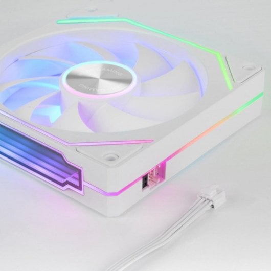 Ventilador suplementario Mars Gaming MF-LINKFINITYKIT2 120mm 1800RPM ARGB Infinity Mirror blanco