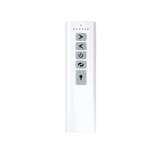 Ventilador de techo 122 cm, motor DC bajo consumo, mando a distancia, cromo cepillado, aspas nogal