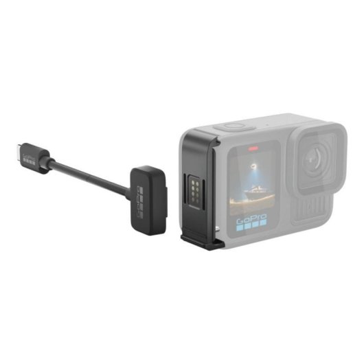 Cargatore Batteria GoPro ADCON-001 Nero con Cavo USB Incluso 31 g