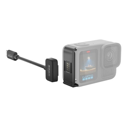 Cargatore Batteria GoPro ADCON-001 Nero con Cavo USB Incluso 31 g