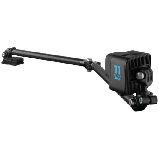 Schwarze Carbon-Extend-Pole mit 360° Drehung kompatibel mit GoPro HERO Modellen
