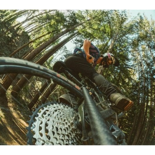 Schwarze Carbon-Extend-Pole mit 360° Drehung kompatibel mit GoPro HERO Modellen