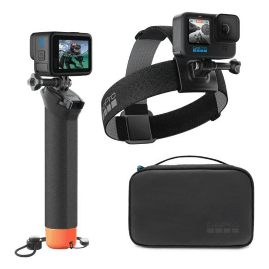 Hoofdsteun Kit GoPro AKTES-003 Zwart Oranje, Etui, Compatibel HERO12-5/Session