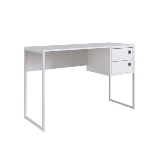 Escritorio Libra MDF con 2 cajones, patas en U, diseño moderno y resistente, fabricado en España