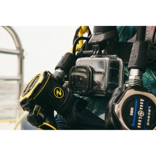 Funda sumergible GoPro ADDIV-001-VT para HERO12/HERO11/HERO10/HERO9, resistente golpes, hasta 60m, negra/transparente