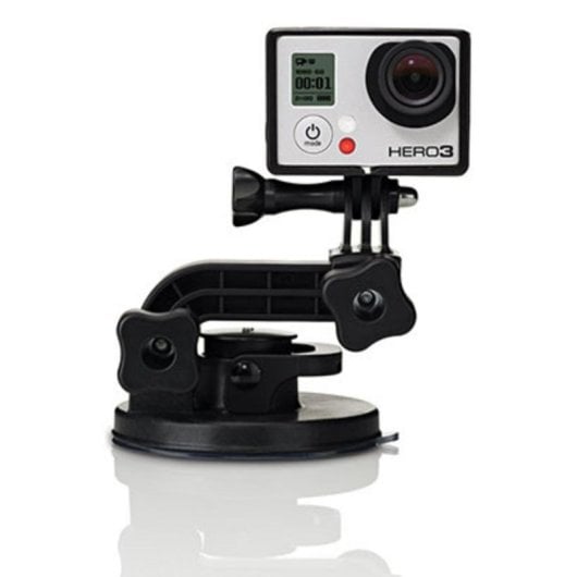 Supporto a ventosa GoPro universale nero 204 g compatibile HERO7 e modelli precedenti
