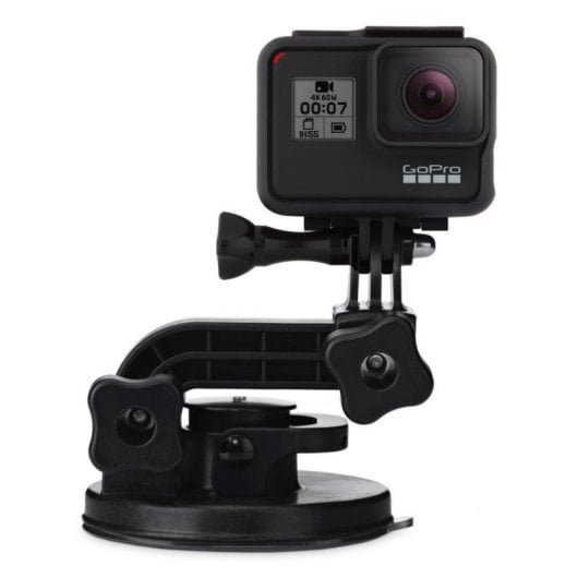 Supporto a ventosa GoPro universale nero 204 g compatibile HERO7 e modelli precedenti