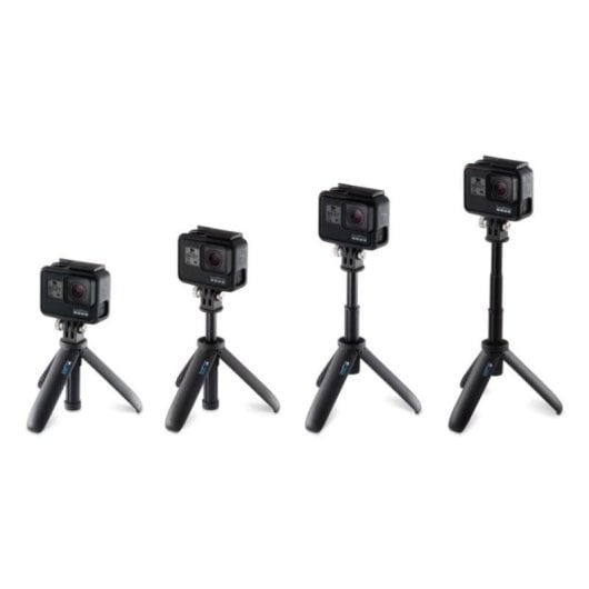 GoPro Shorty Negro, Soporte Compacto Plegable para HERO7/HERO6/HERO5/HERO (2018)/Session, 64g, 2,27cm