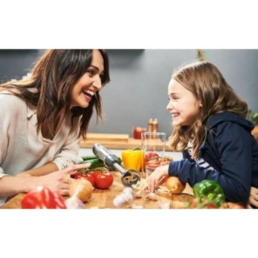 Varinha Mágica Moulinex Quickchef DD6A5110 1000W, 10 velocidades, Aço Inoxidável, 3 en 1, Picadora e Varas
