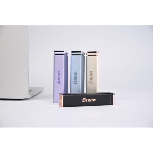 Biwin PD2000 SSD Externo 4TB USB-C 2000 MB/s Dourado + Proteção Térmica