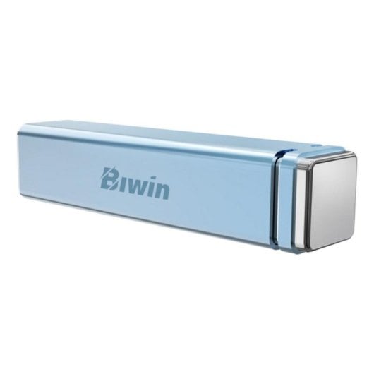 Disque Dur 2TB SSD 2050MB/s USB-C Aluminium Bleu Résistance Température