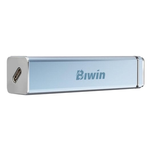 Disco Duro 1TB SSD USB 3.2 Gen 2x2 2050MB/s Azul Aluminio-Plástico + Cable 2-en-1
