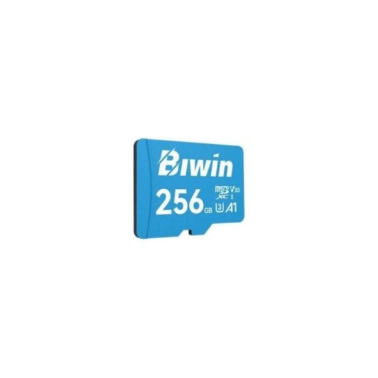 256GB Micro SDXC Speicherkarte Biwin mit 100 MB/s Lesen und 50 MB/s Schreiben