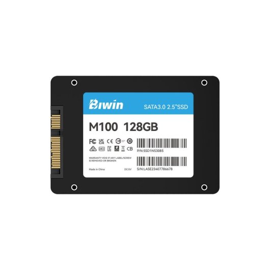 Disco Duro Biwin 128GB SSD SATA III 500MB/s BM100NN128G-RGX