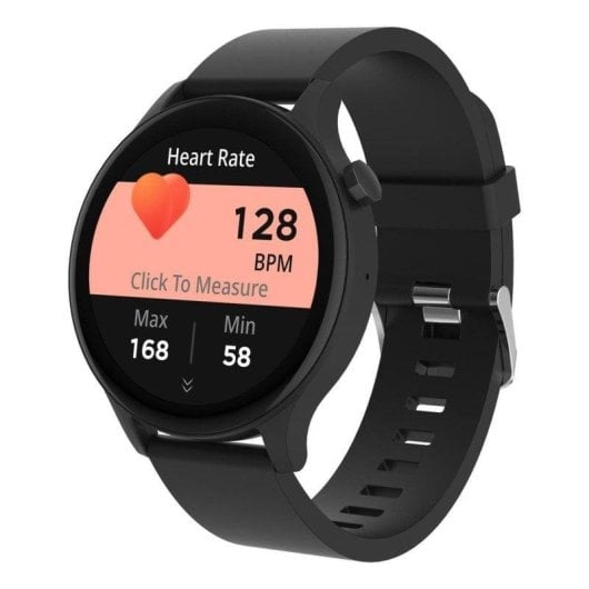 Denver SWC-338B Bluetooth 44,6mm TFT Preto Resistência Água IP67 Pulsómetro 4 dias