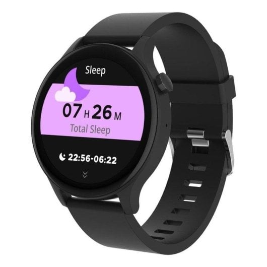 Denver SWC-338B Bluetooth 44,6mm TFT Preto Resistência Água IP67 Pulsómetro 4 dias