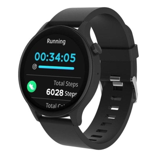 Denver SWC-338B Bluetooth 44,6mm TFT Preto Resistência Água IP67 Pulsómetro 4 dias