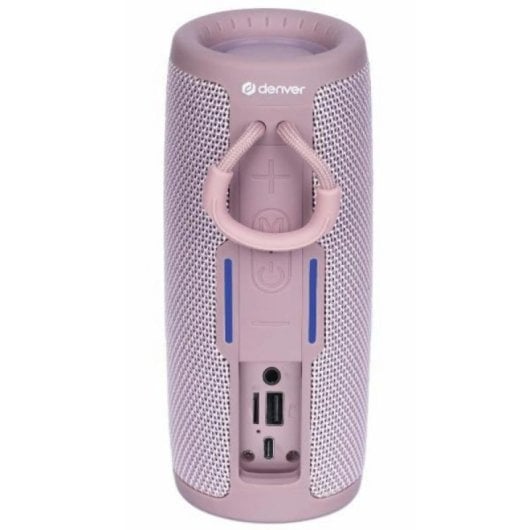 Altavoces Denver Bluetooth Portátiles Batería Recargable Rosa Compactos