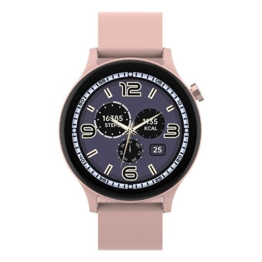 Denver SWC-338RO Bluetooth 44,6mm TFT Rose Étanche IP67 Micro Haut-parleur Autonomie 4j