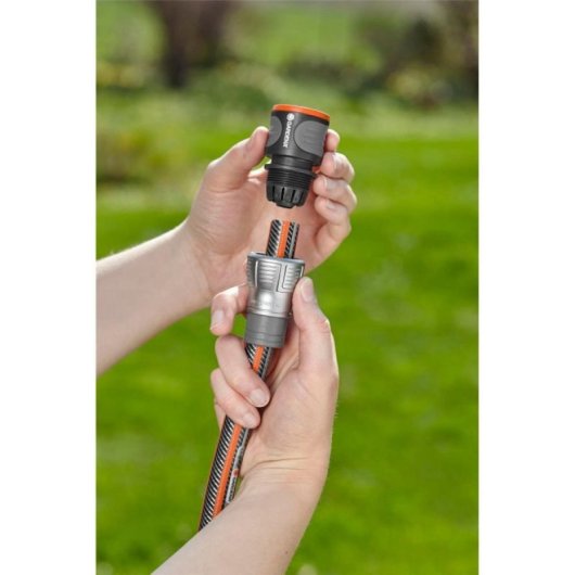 Connecteur de tuyau Gardena Premium 13-15mm Gris/Noir (18255-20)