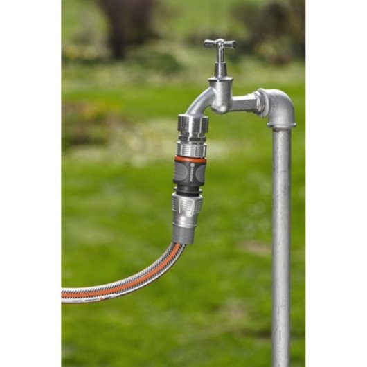 Connecteur de tuyau Gardena Premium 13-15mm Gris/Noir (18255-20)