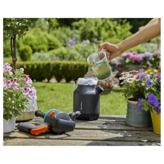 Pulverizador Druck 1,25 L mit Messdeckel, Messfunktion und verstellbarer Messingdüse