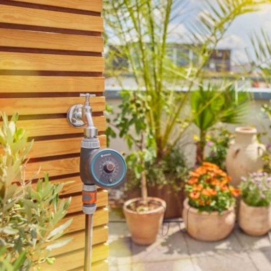 Automatischer Gartenbewässerungsregler Gardena Water Control Easy, 15 Programme, 2 AA Batterien