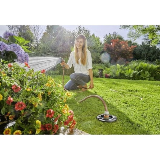 Gardena 8266-20 Wasserstation mit automatischem Absperrventil, 3/4" Anschluss, robust und zuverlässig