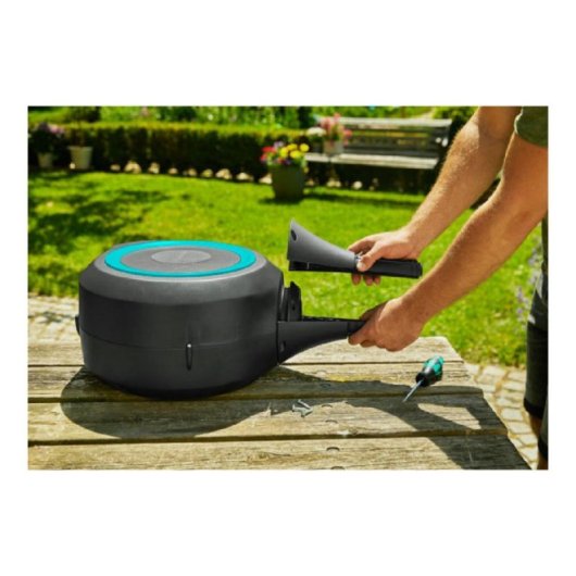 Automatischer Gartenschlauchaufroller RollUp M 20m UV-beständig 360° drehbar